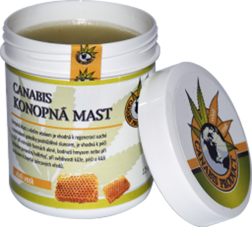 Canabis Product konopná masť s včelím voskom 125 ml