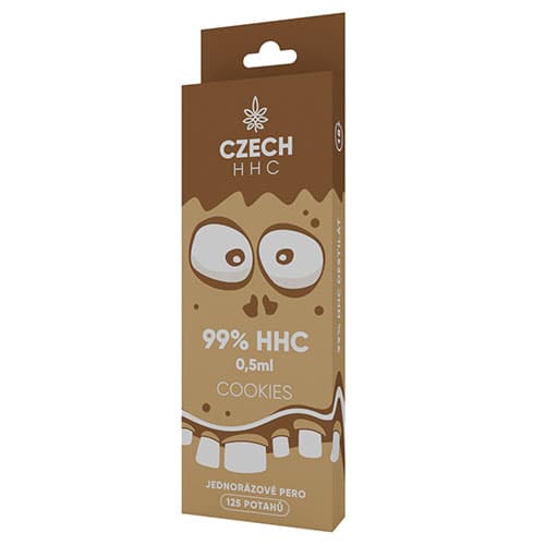 CZECH HHC 99% HHC jednorazové pero Cookies 125 poťahov 0,5ml 1ks