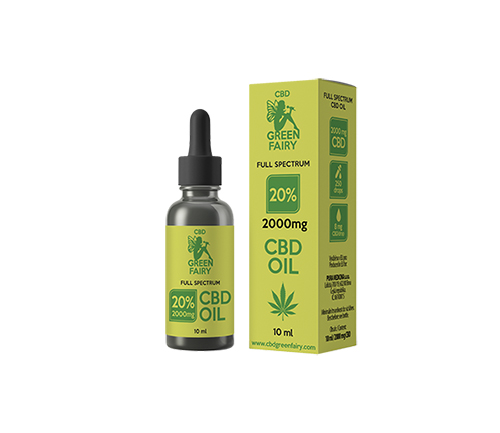 GREEN FAIRY Pyramidálne full spectrum CBD 20% 2000mg 10ml  