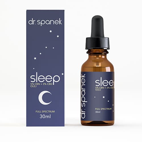 Pyramidální kvapky na spánok 5% CBN a 3% CBD 30ml dr.spanek