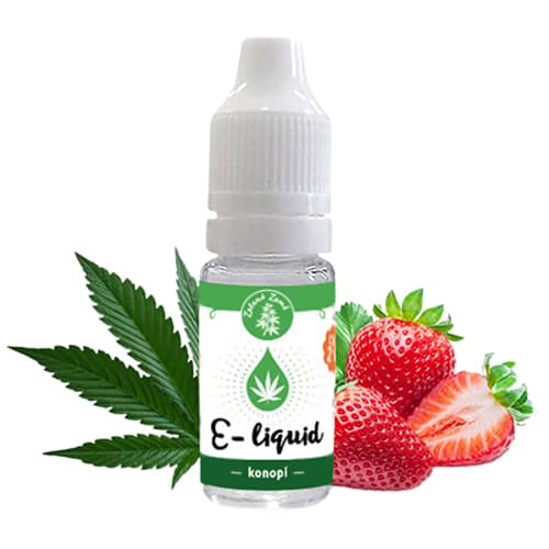 Zelená Země CBD liquid 2% príchuť jahoda 10 ml