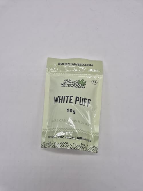 WEED REVOLUTION WHITE PUFF GREENHOUSE CBD 10% a THC 0,2% 10g