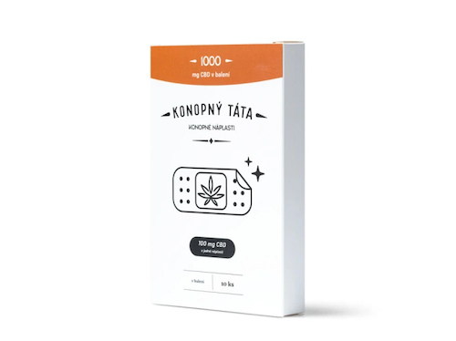 Konopný Táta CBD náplasti 1000mg