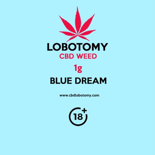 CBD konopný kvet weed BLUE DREAM 1g LOBOTOMY