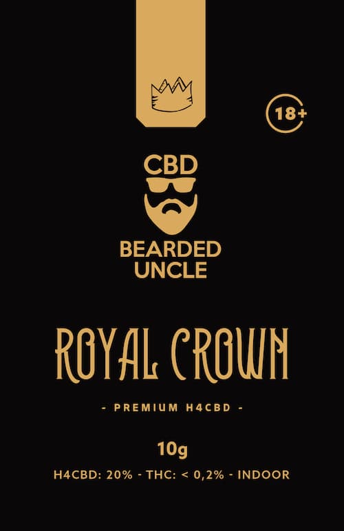BEARDED UNCLE ROYAL CROWN PREMIUM INDOOR H4CBD 20% a THC 0,2% 10g 