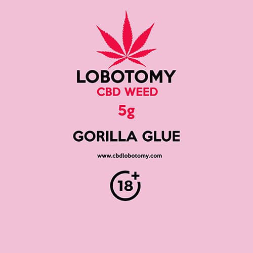 CBD konopný kvet weed GORILLA GLUE 5g LOBOTOMY