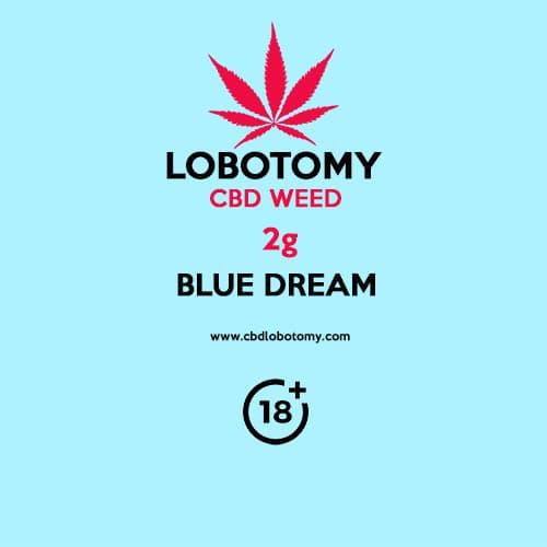 CBD konopný kvet weed BLUE DREAM 2g LOBOTOMY