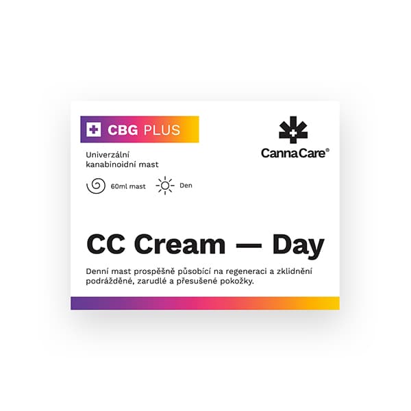 Denná konopná masť CC Cream s CBG 60ml CannaCare