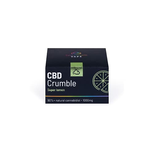 CBD Crumble Lemon 90% 1g 1000mg Spectrum Vape