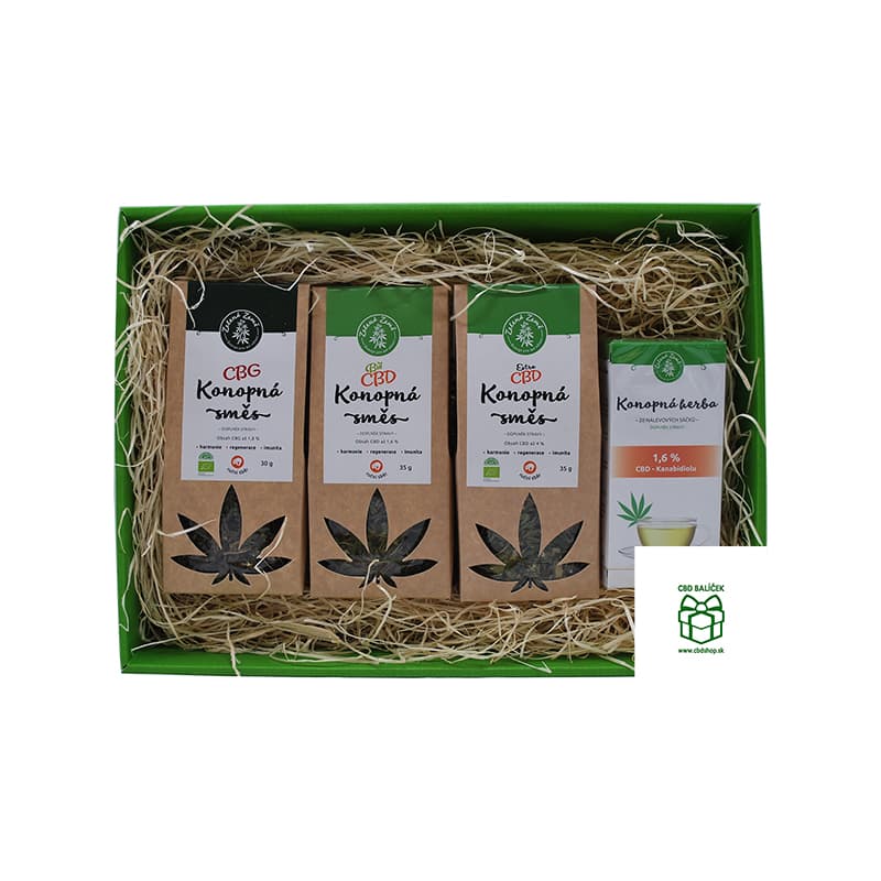 CBD darčekový balíček čajov Zelená Země 7