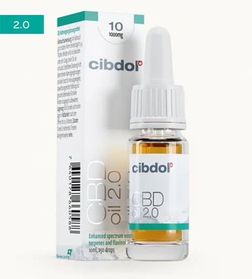 CBD olej 2.0 10% 1000mg 10ml Cibdol