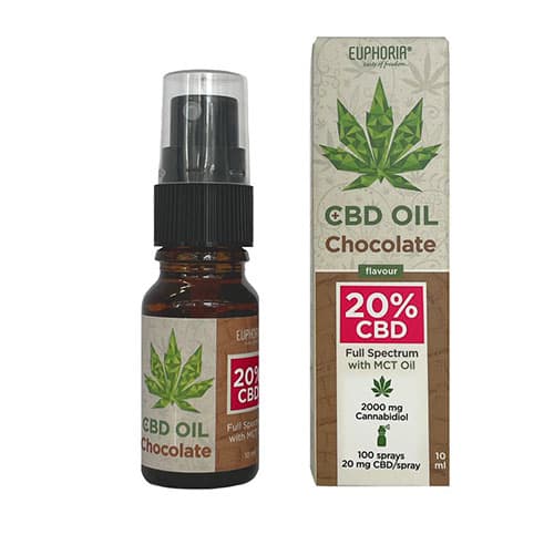 Euphoria CBD olej full spectrum čokoláda 20% 10 ml