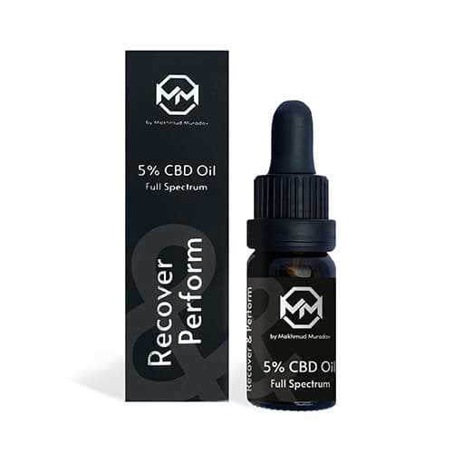 MAKHMUD MURADOV RECOVER & PERFORM CBD olej 5% 10ml