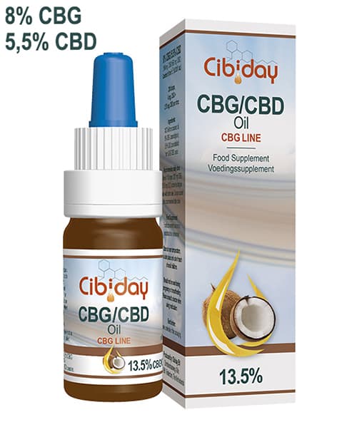 CBG kvapky 13,5% 10ml Cibiday