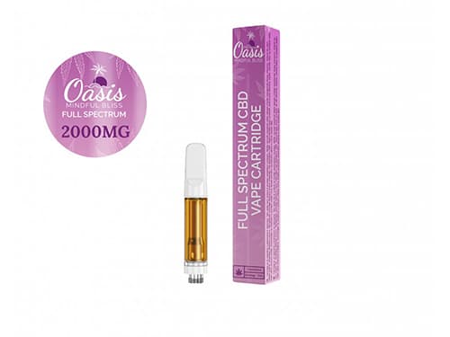 OASIS FULL SPECTRUM CBD KARTUŠE 2000 mg 1ml