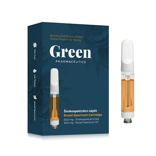 Green Pharmaceutics širokospektrálna náplň do inhalátora Original500 mg CBD