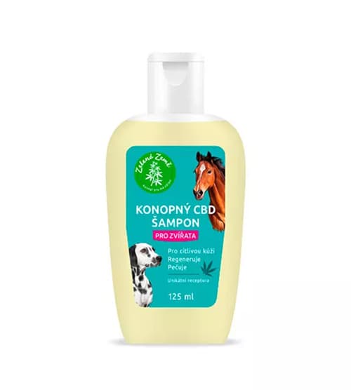 Zelená Země CBD šampón pre zvieratá 125 ml