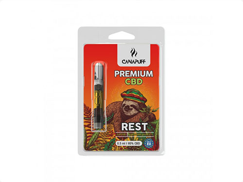 Canapuff cartridge Rest 95% CBD 0,5ml