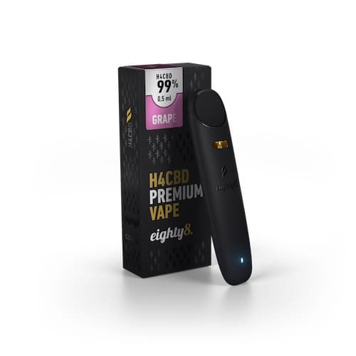 Eighty8 H4CBD Vaporizačné pero Grape 99 % 0,5 ml