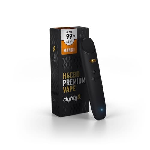 Eighty8 H4CBD Vaporizační pero Mango 99 % 0,5 ml