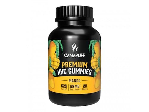 Canapuff HHC Gummies 500mg Mango 20ks