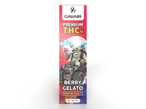 Canapuff vape pen Berry Gelato 79% THCV 1ml