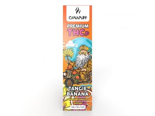 Canapuff vape pen Tangie Banana 79% THCP 1ml