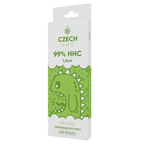 CZECH HHC 99% HHC jednorazové pero Natural 250 poťahov 1ml 1ks