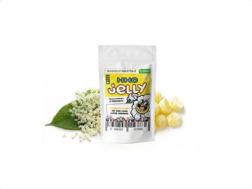 Czech CBD HHC Jelly Bazový kvet 250 mg 10 ks 