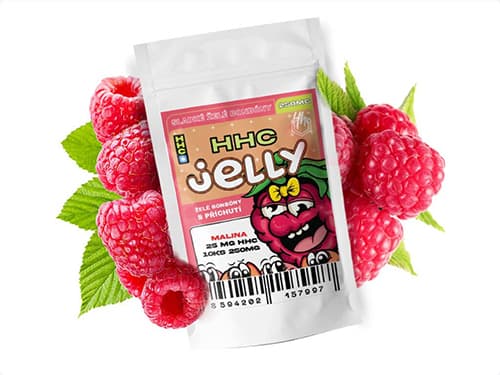 Czech CBD HHC Jelly Malina 250 mg 10 ks 
