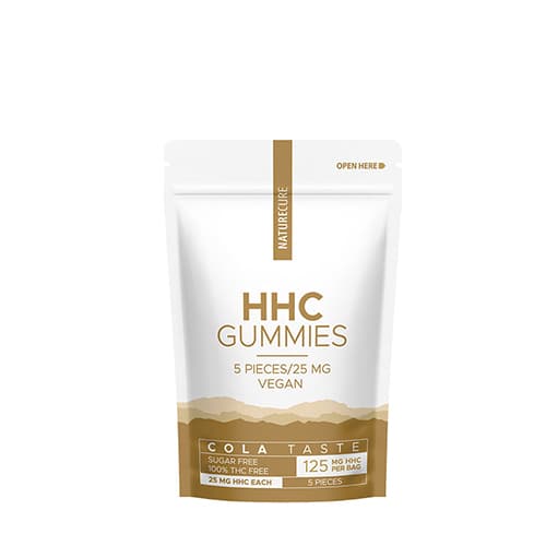 NATURE CURE HHC gummies medvedíky 125 mg 5 ks x 25 mg 12 g