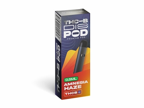 Czech CBD THC-B Vape Pen disPOD Amnesia Haze 500mg 0,5ml