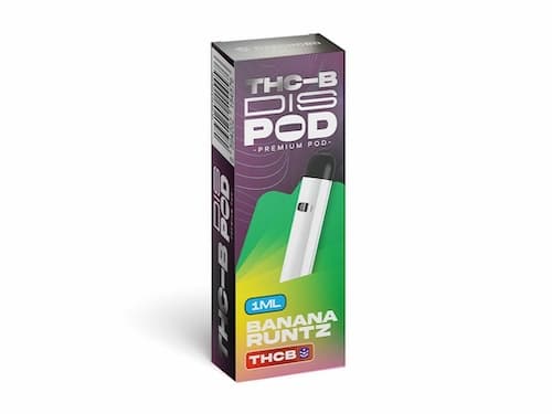 Czech CBD THC-B Vape Pen disPOD Banana Runtz 1000mg 1ml