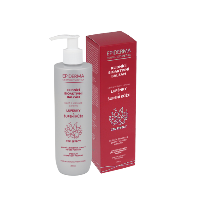 EPIDERMA bioaktivny CBD balzam pri lupienke 300ml 