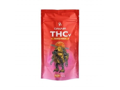 Canapuff THCV kvety Papaya Punch 50% 1g