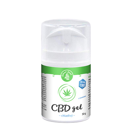 CBD chladivý gel 50g Zelená Země 