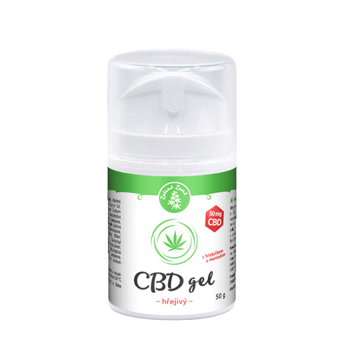 CBD hrejivý gél 50g Zelená Země 