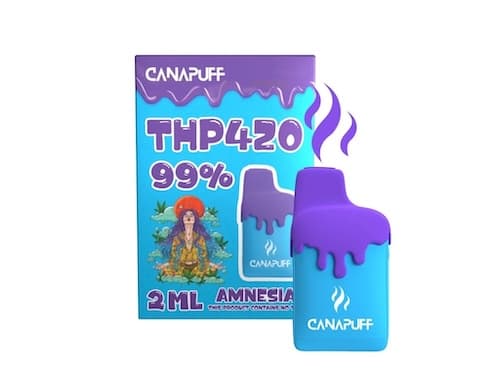 Canapuff vape pen Amnesia 99% THP420 Jednorázovka 2ml ##