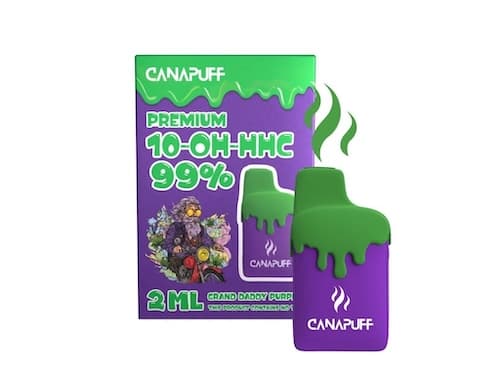 Canapuff vape pen Grand Daddy Purple 99% 10-OH-HHC Jednorázovka 2ml ##
