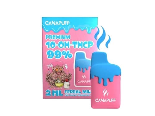 Canapuff vape pen Cereal Milk 99% 10-OH-THCP Jednorázovka 2ml ##