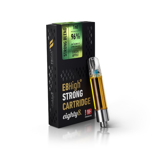 Eighty8 E8H Cartridge Green Apple 96% 1ml