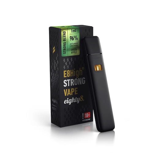 Eighty8 E8H Vape Green Apple 96% 1ml