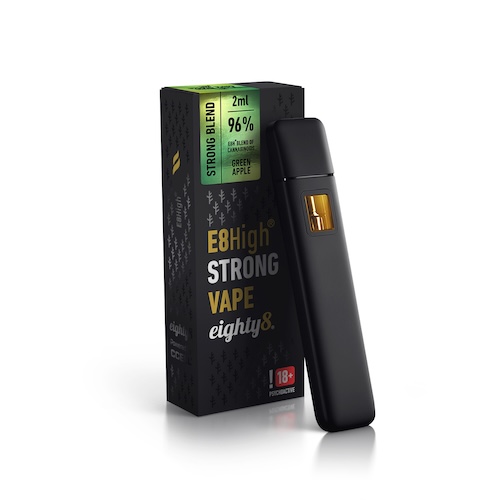 Eighty8 E8H Vape Green Apple 96% 2ml