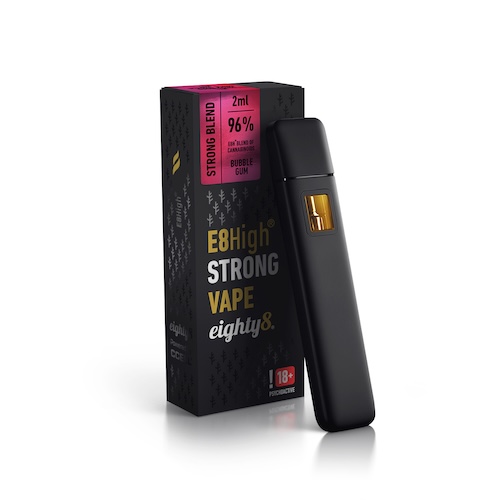 Eighty8 E8H Vape Bubble Gum 96% 2ml