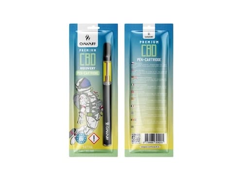 Canapuff pen+cartridge Recovery 95% CBD 1ml