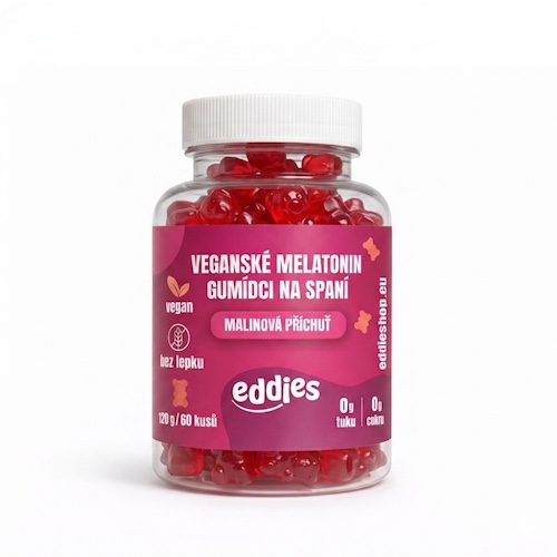 Eddies Gumíci na spánok s melatonínom VEGAN 60ks