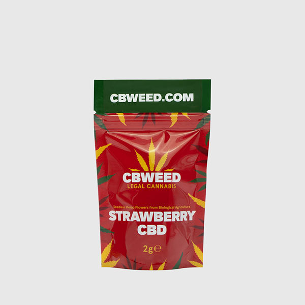 CBWEED CBD konopný kvet Strawberry 02 2g 