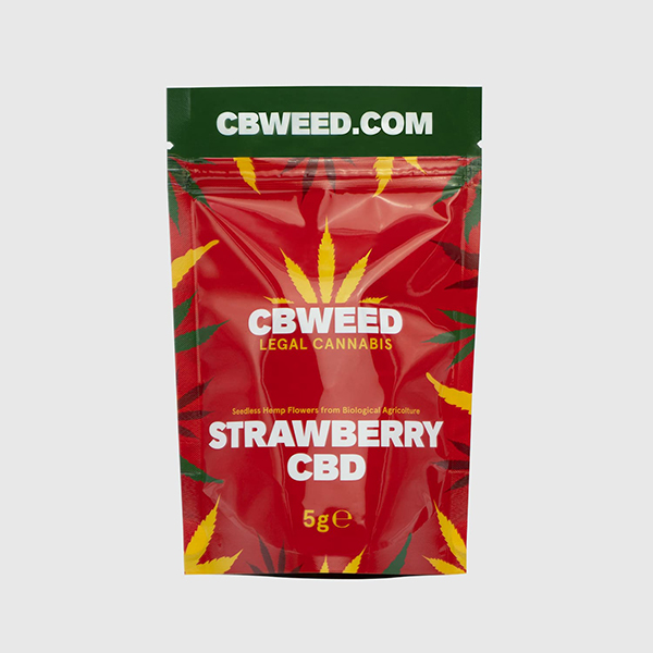 CBWEED CBD konopný kvet Strawberry 02 5g 