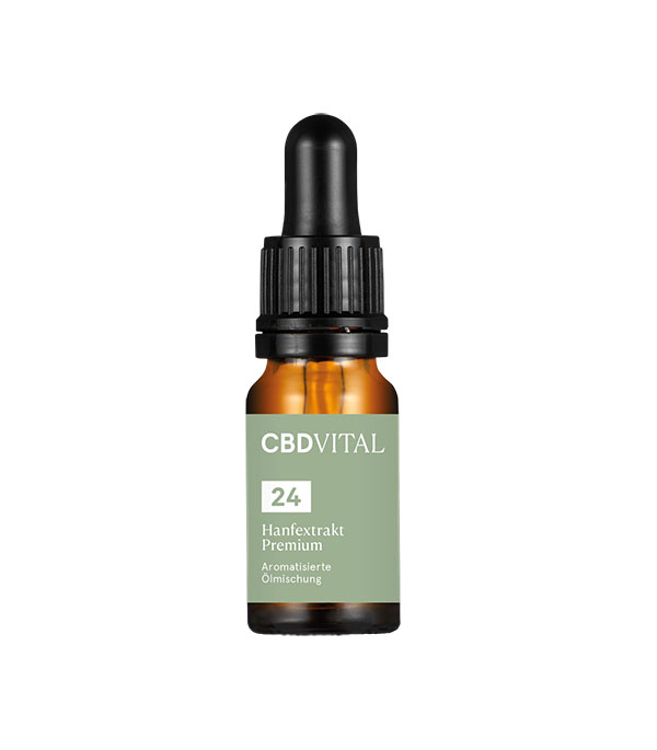 CBD konopný olej prírodný prémium 2400mg 24% 10ml CBD Vital