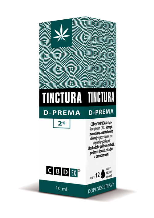 CBDex CBD Tinctura D-Prema 2% 10ml 